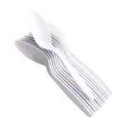 COLHER DE PLASTICO BRANCA